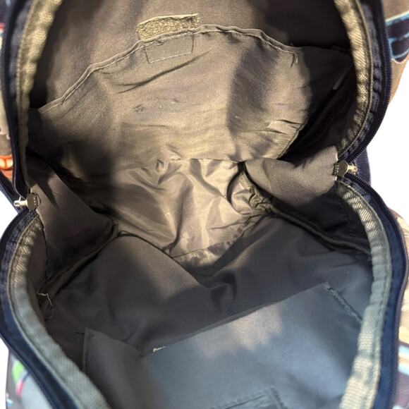 Pottery Barn Kids Preschool Backpack Transportation Print Airplanes Cars Buses - Picture 7 of 8